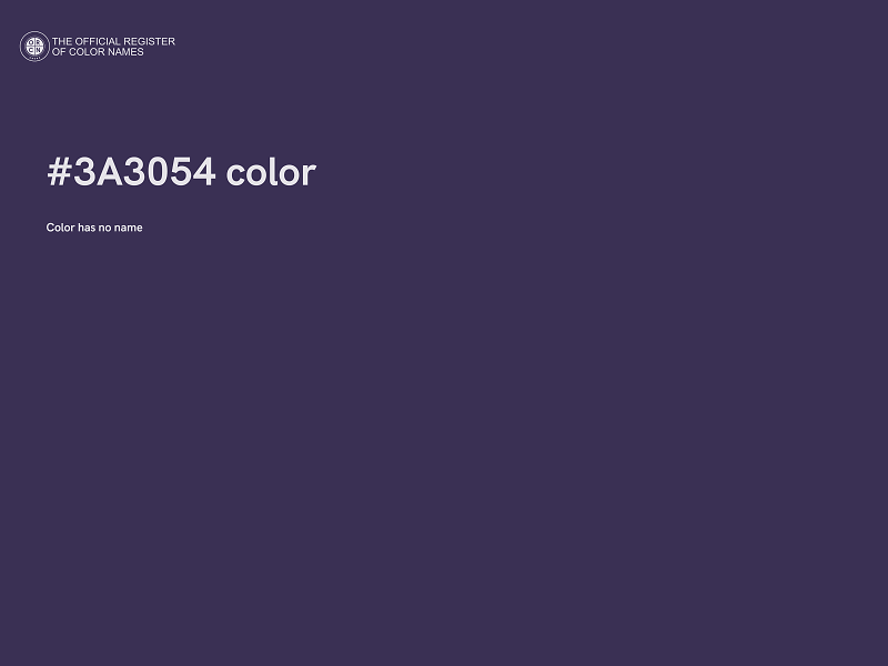 #3A3054 color image
