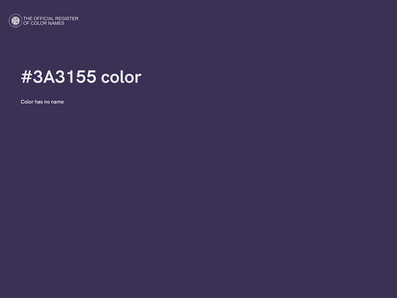 #3A3155 color image