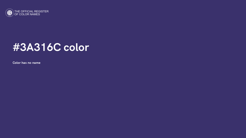 #3A316C color image