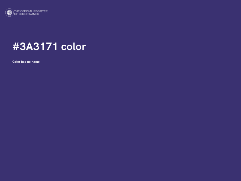 #3A3171 color image