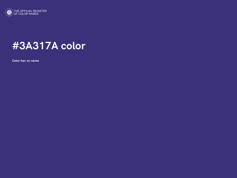 #3A317A color image