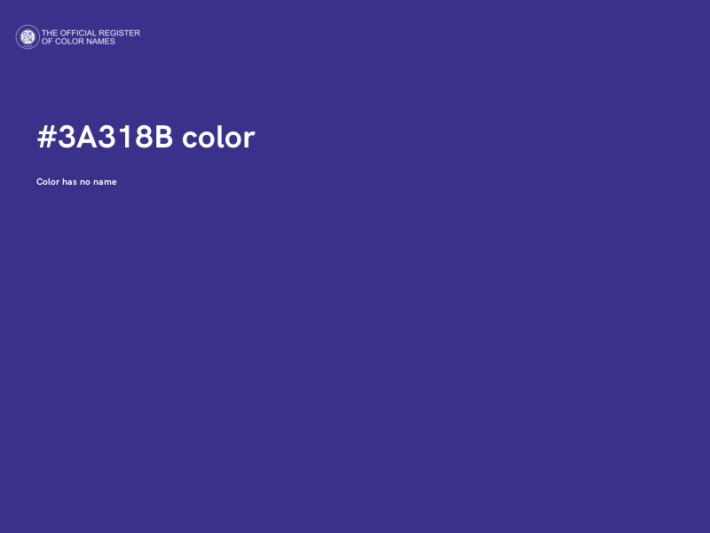 #3A318B color image