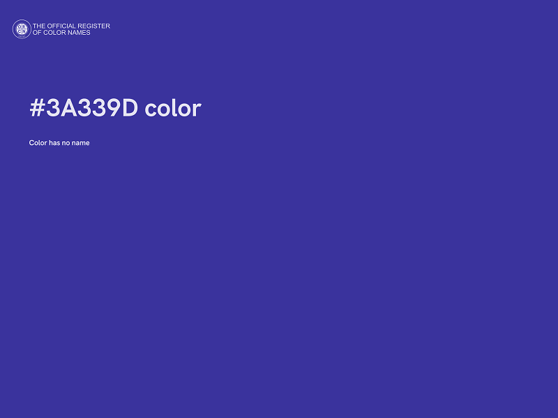 #3A339D color image