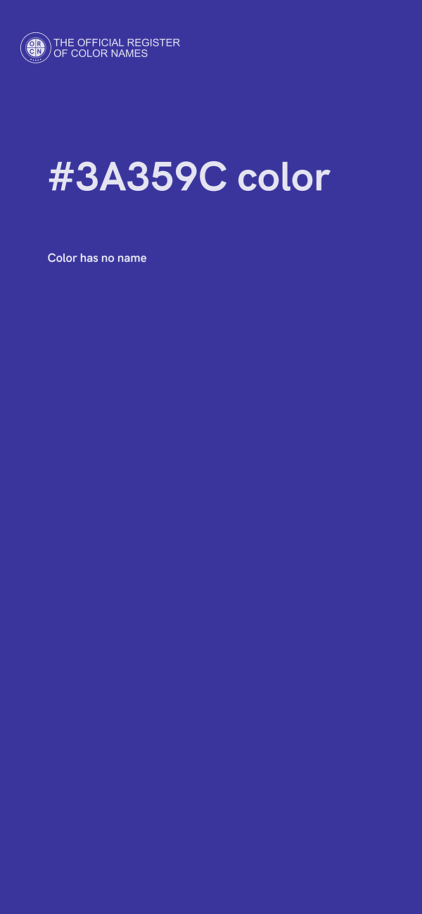 #3A359C color image