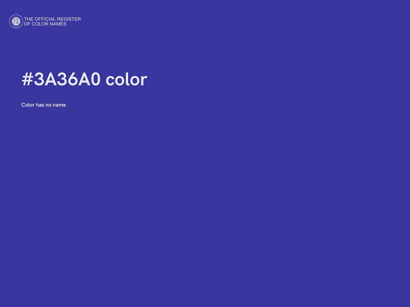 #3A36A0 color image