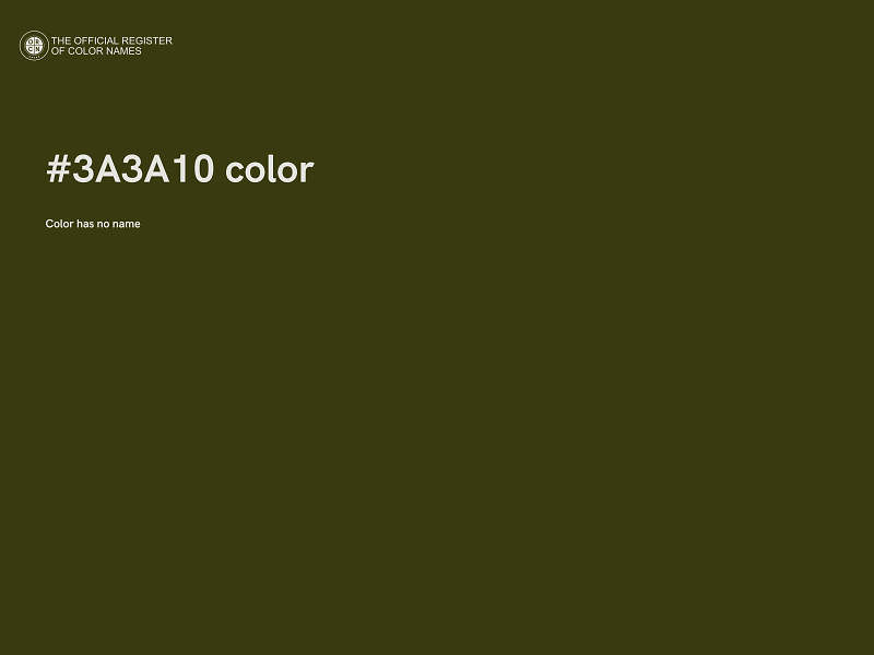 #3A3A10 color image