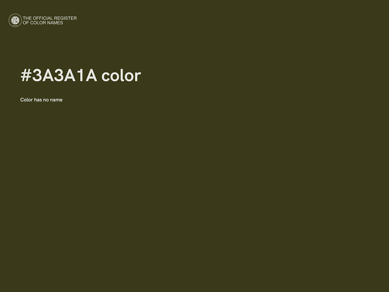 #3A3A1A color image