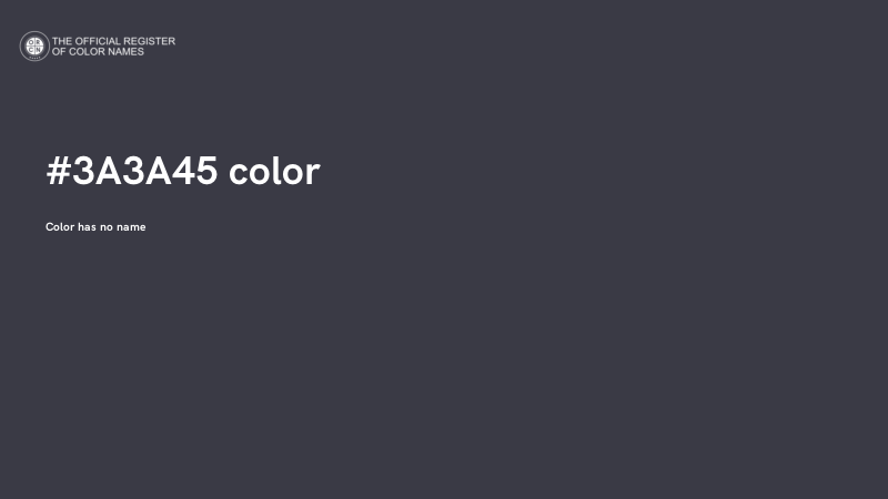 #3A3A45 color image
