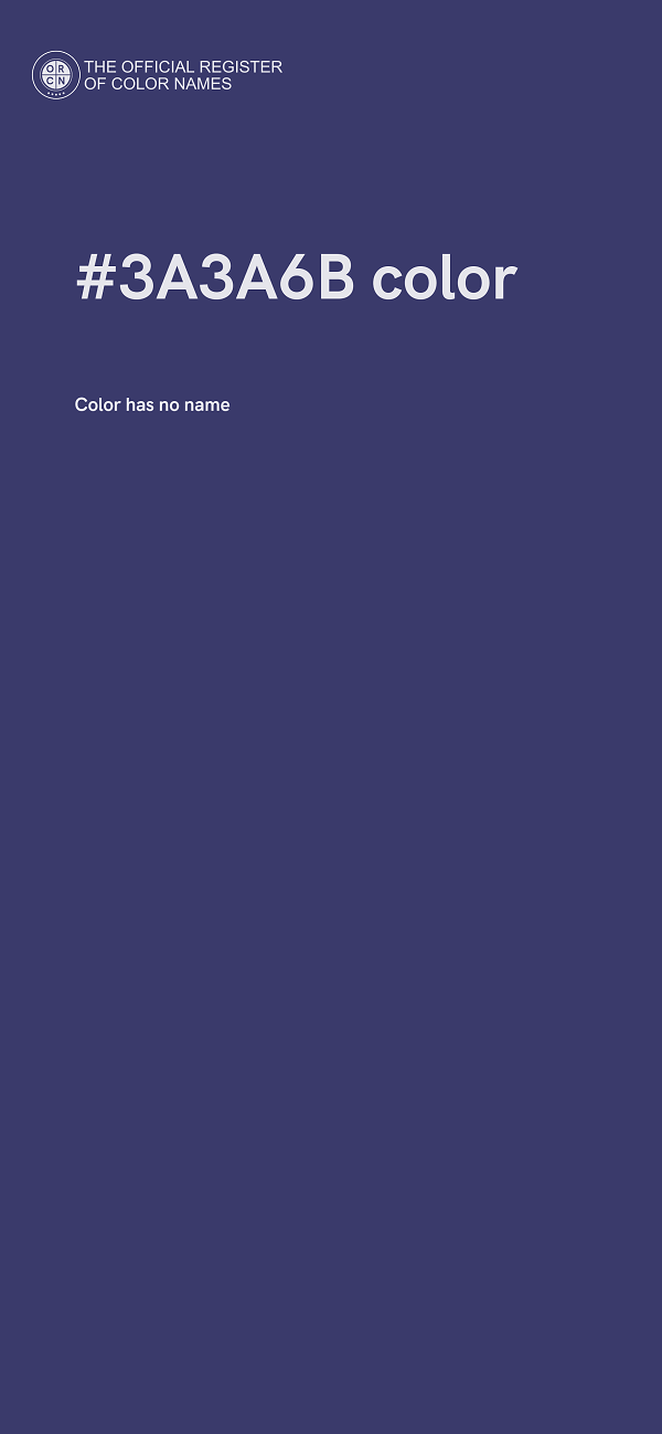#3A3A6B color image