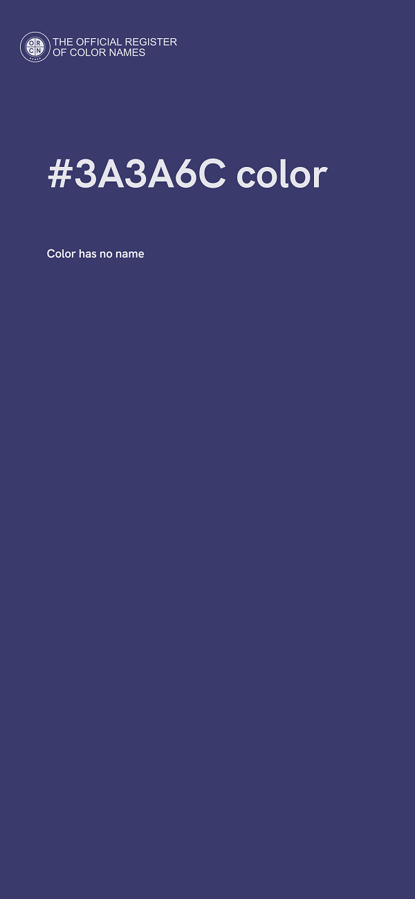 #3A3A6C color image