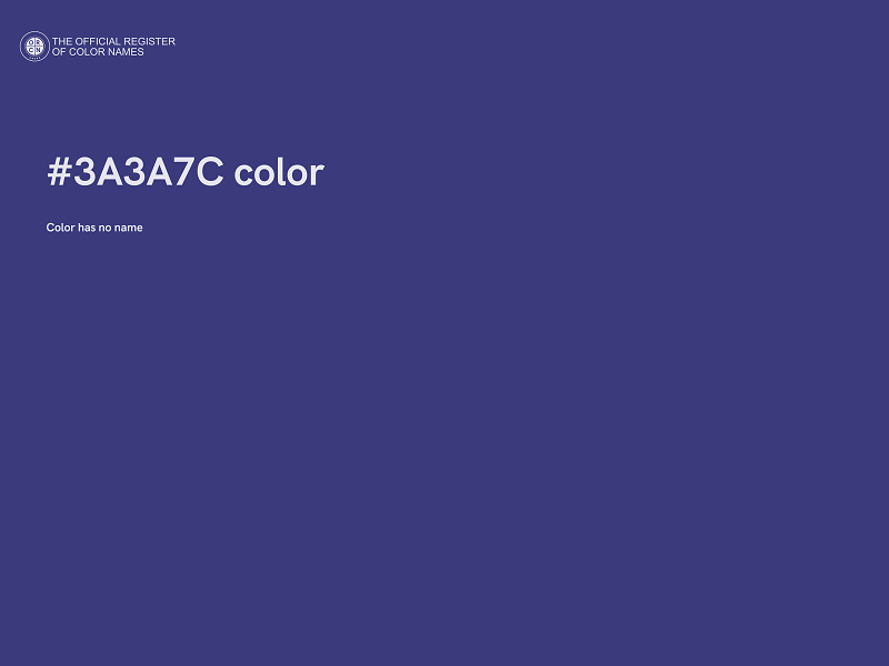 #3A3A7C color image
