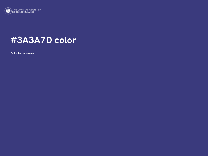 #3A3A7D color image