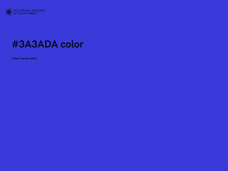 #3A3ADA color image
