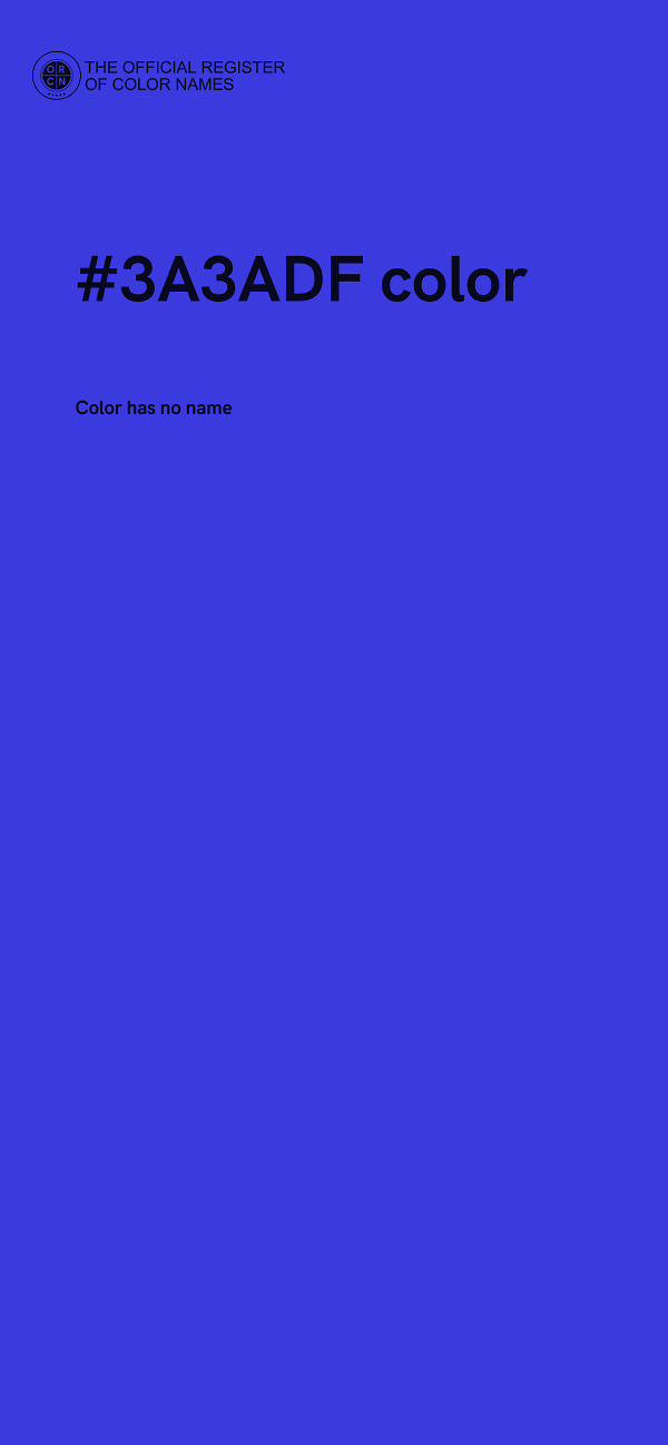 #3A3ADF color image