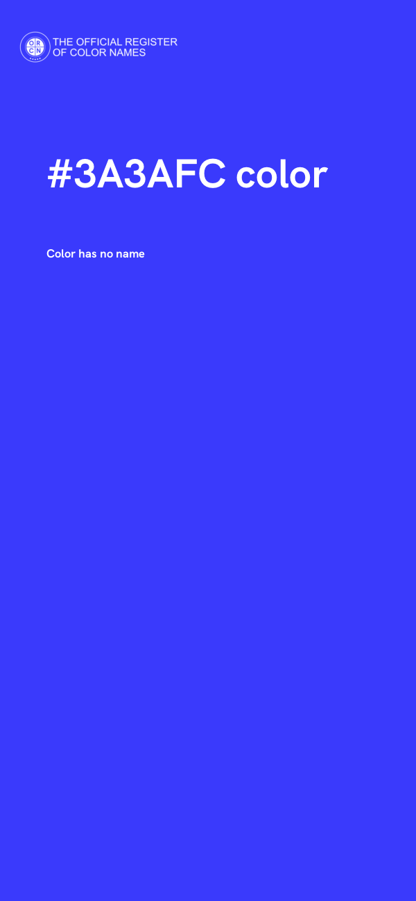 #3A3AFC color image