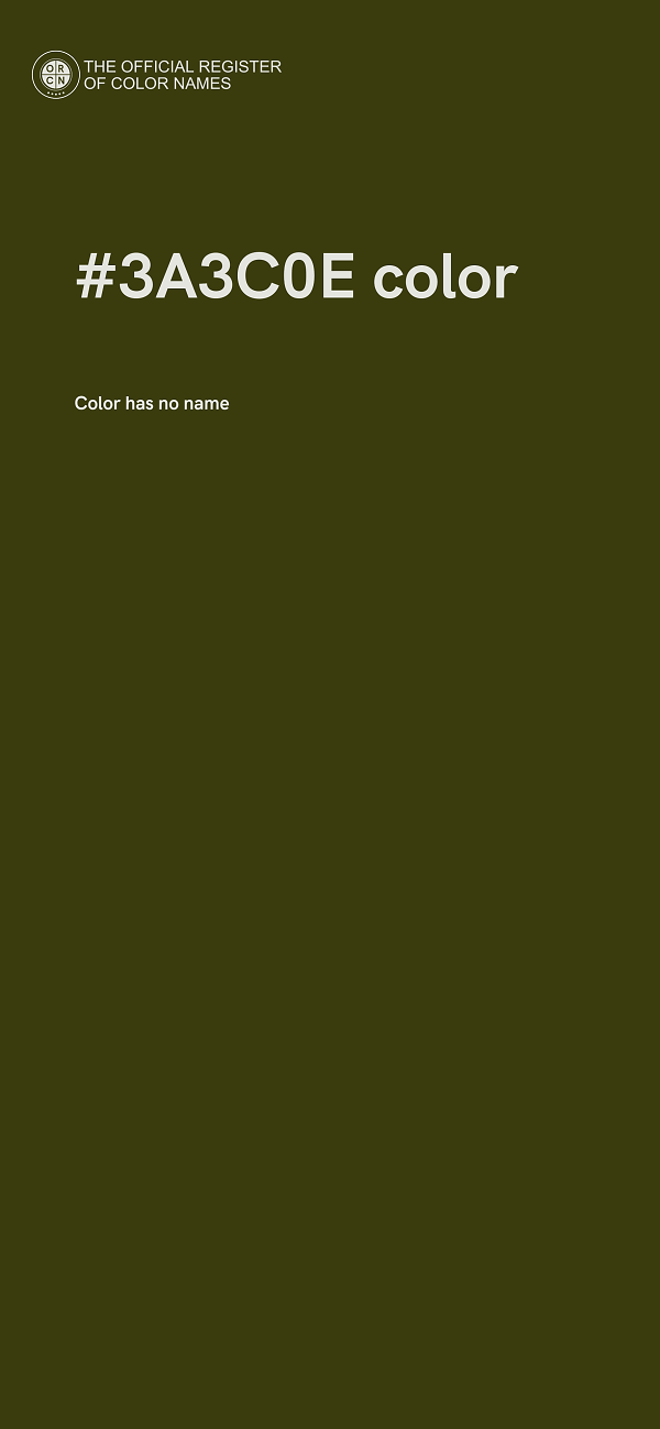 #3A3C0E color image