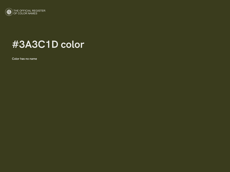 #3A3C1D color image