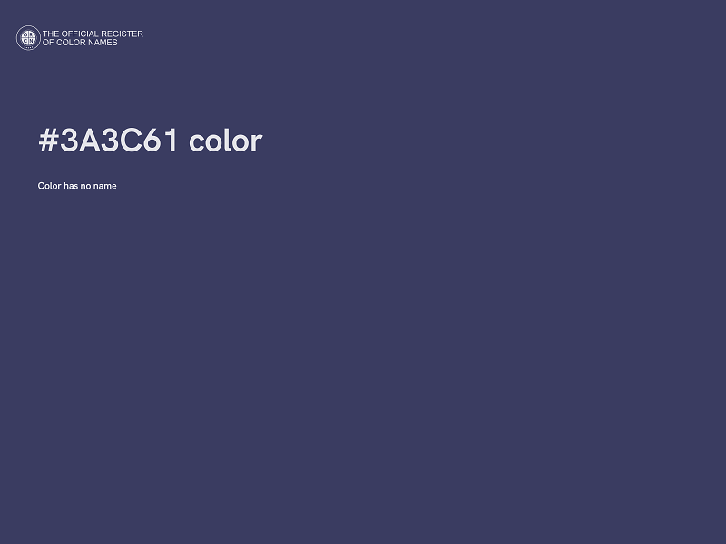 #3A3C61 color image