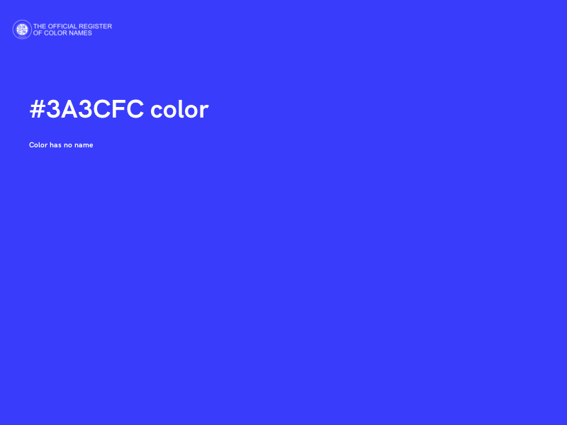 #3A3CFC color image