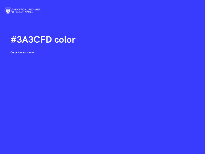 #3A3CFD color image