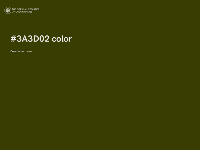 #3A3D02 color image