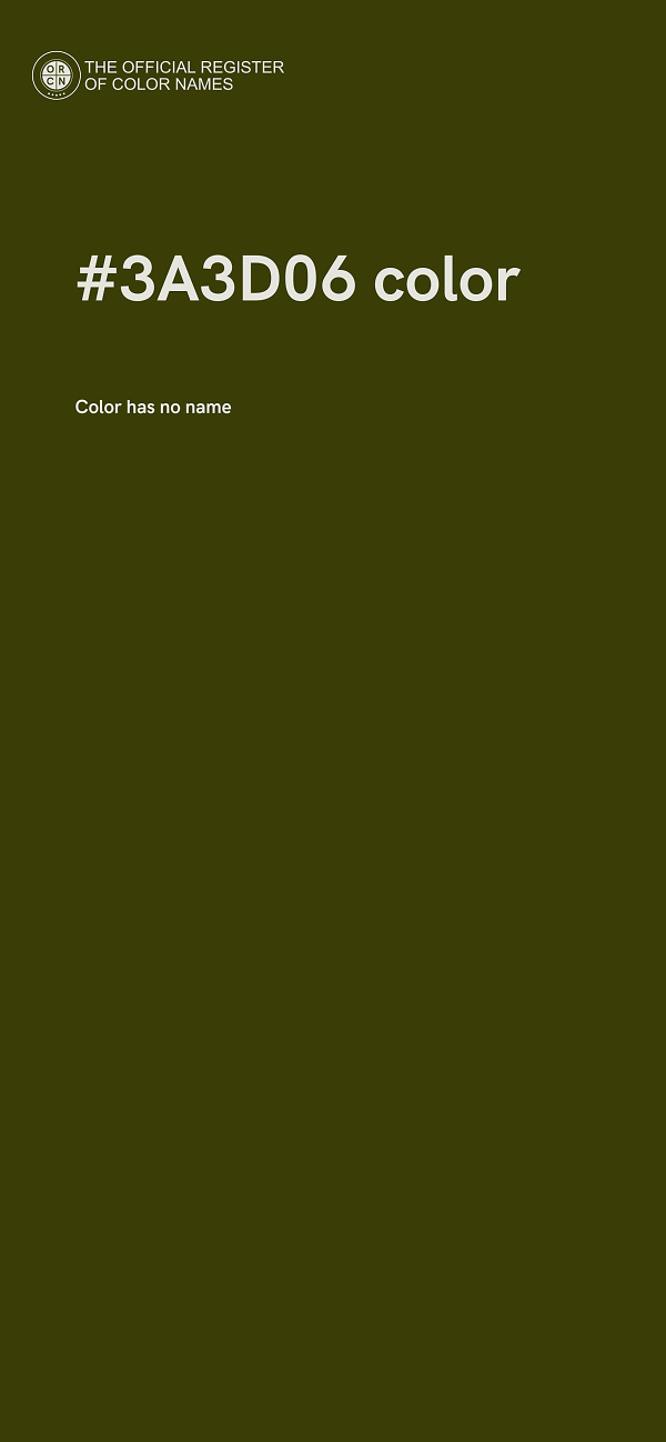 #3A3D06 color image