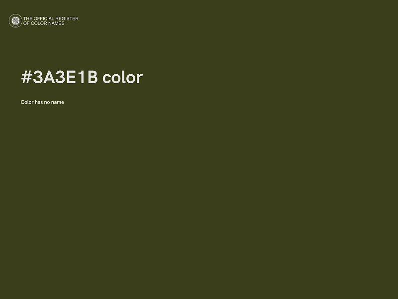 #3A3E1B color image