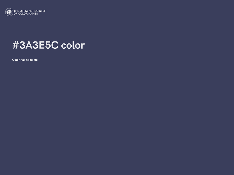 #3A3E5C color image