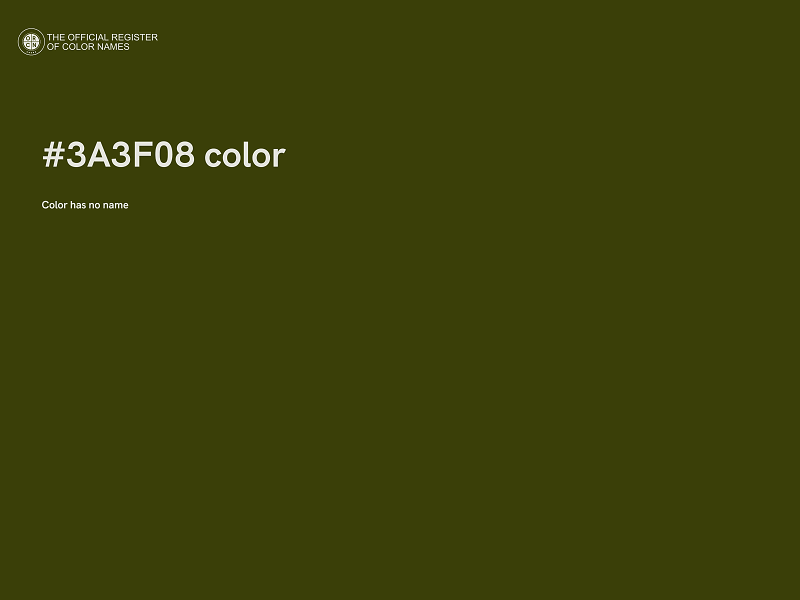 #3A3F08 color image