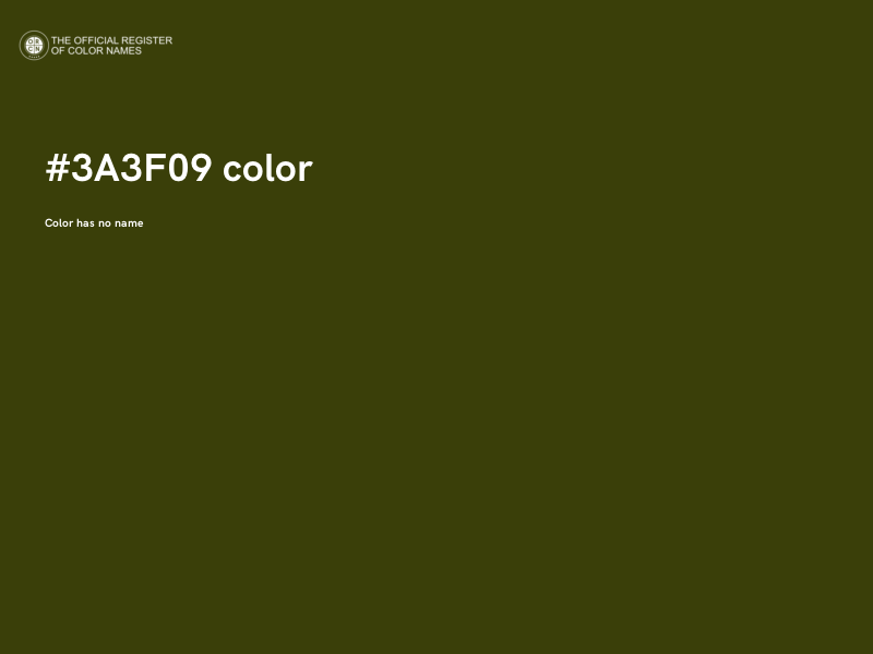 #3A3F09 color image