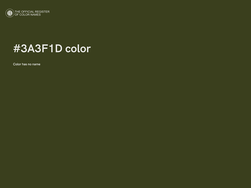 #3A3F1D color image