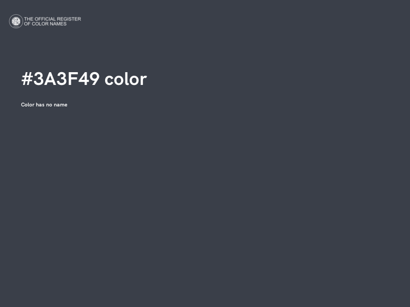 #3A3F49 color image