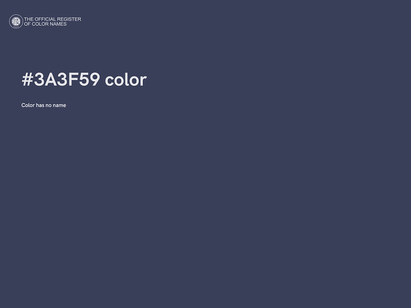 #3A3F59 color image