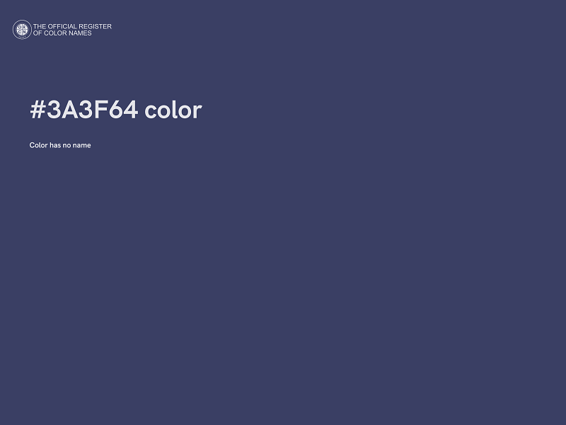 #3A3F64 color image