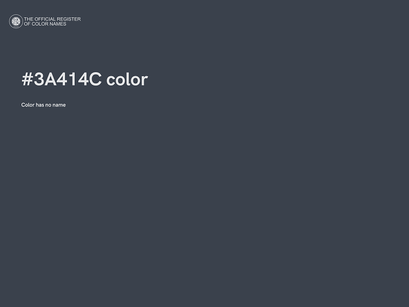 #3A414C color image