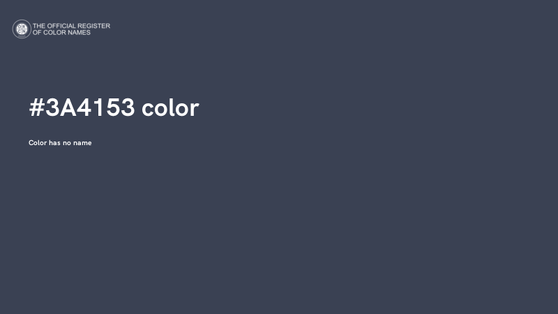 #3A4153 color image