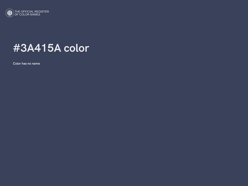 #3A415A color image