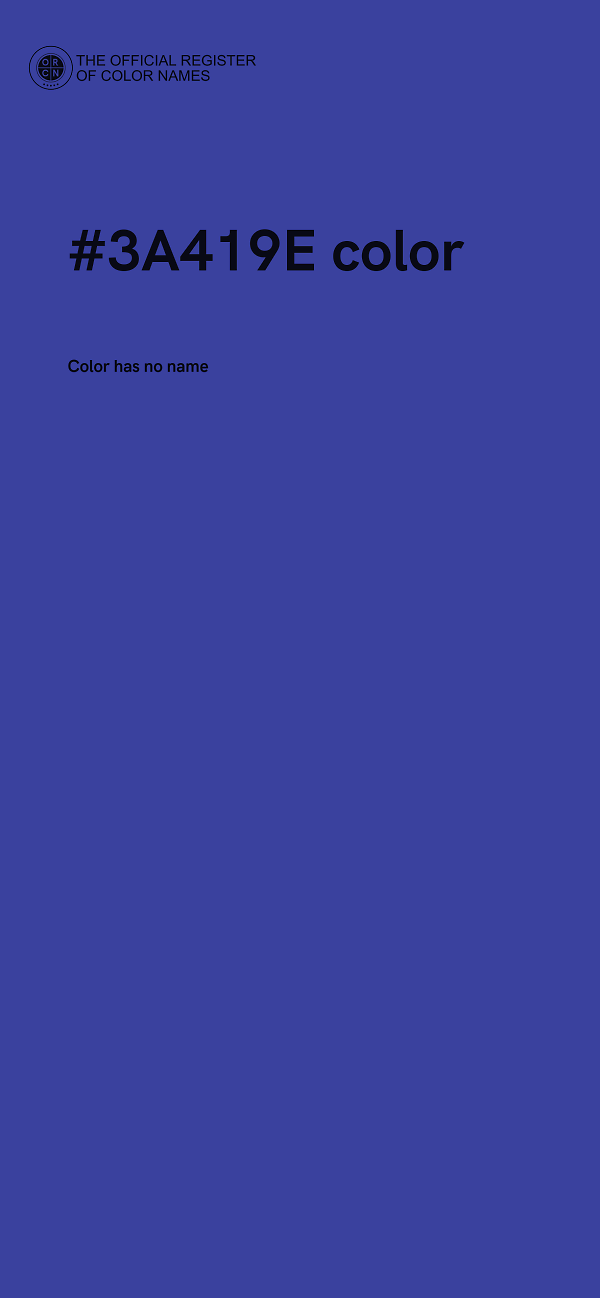 #3A419E color image