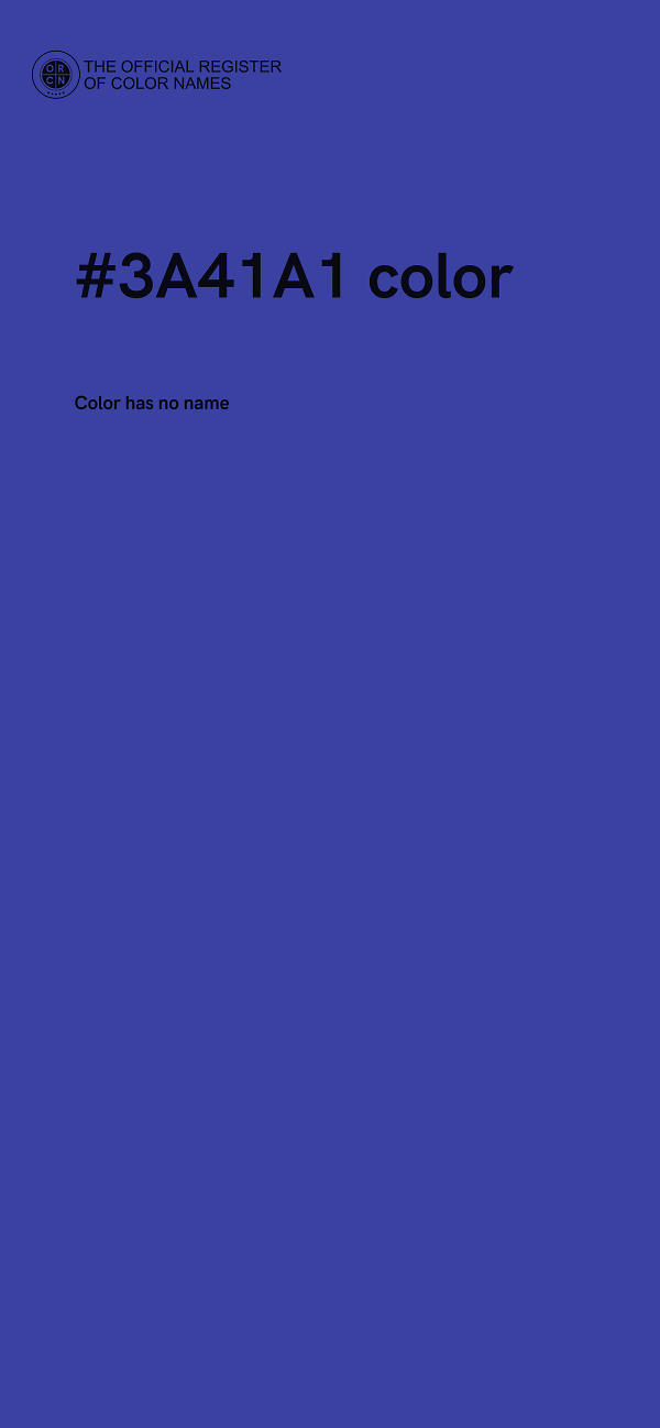 #3A41A1 color image