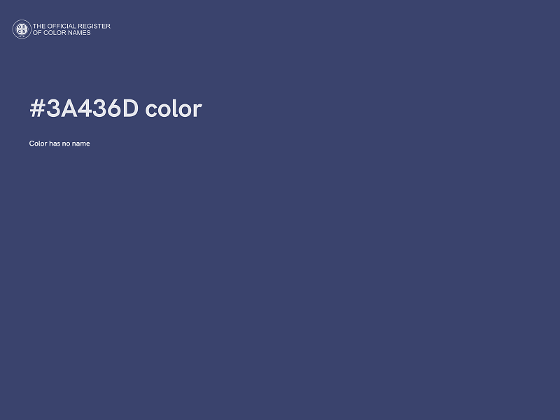 #3A436D color image