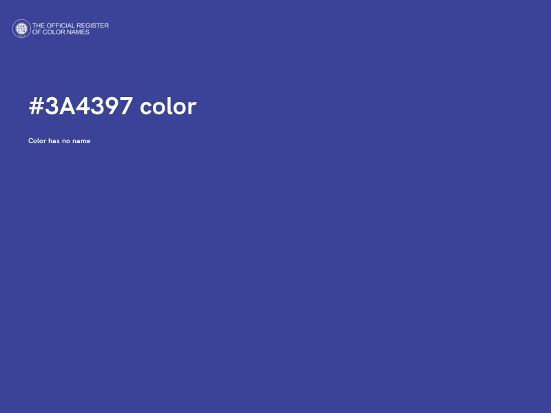 #3A4397 color image