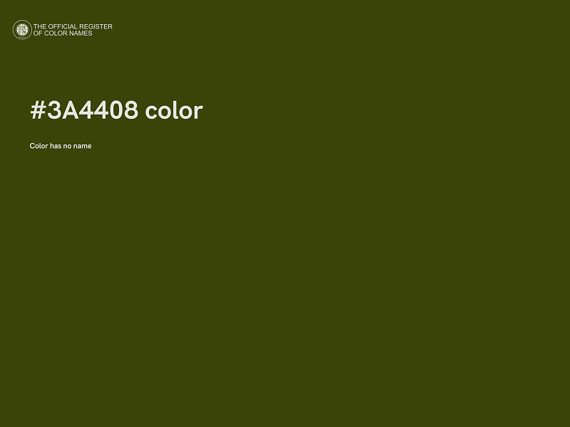 #3A4408 color image