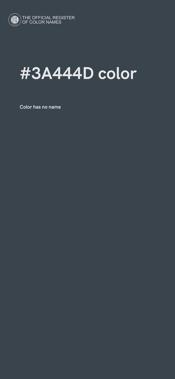 #3A444D color image