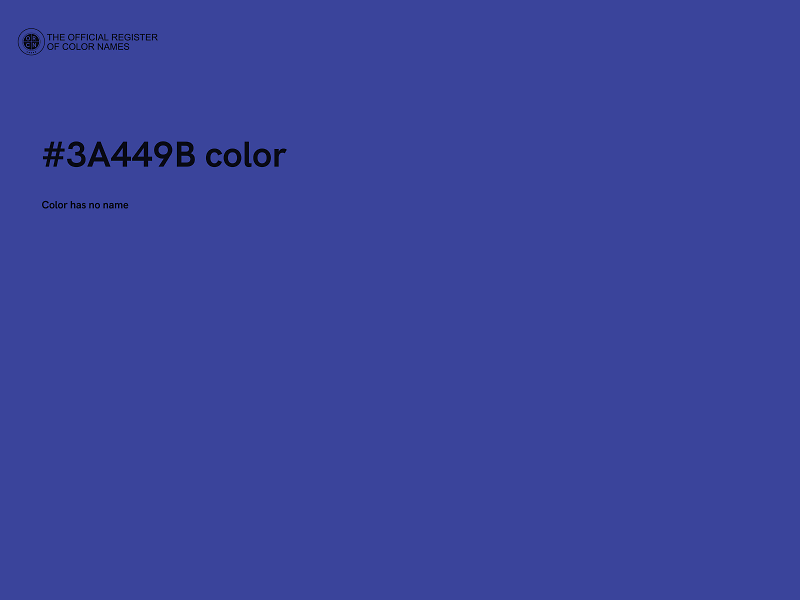 #3A449B color image
