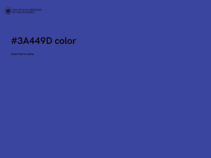 #3A449D color image