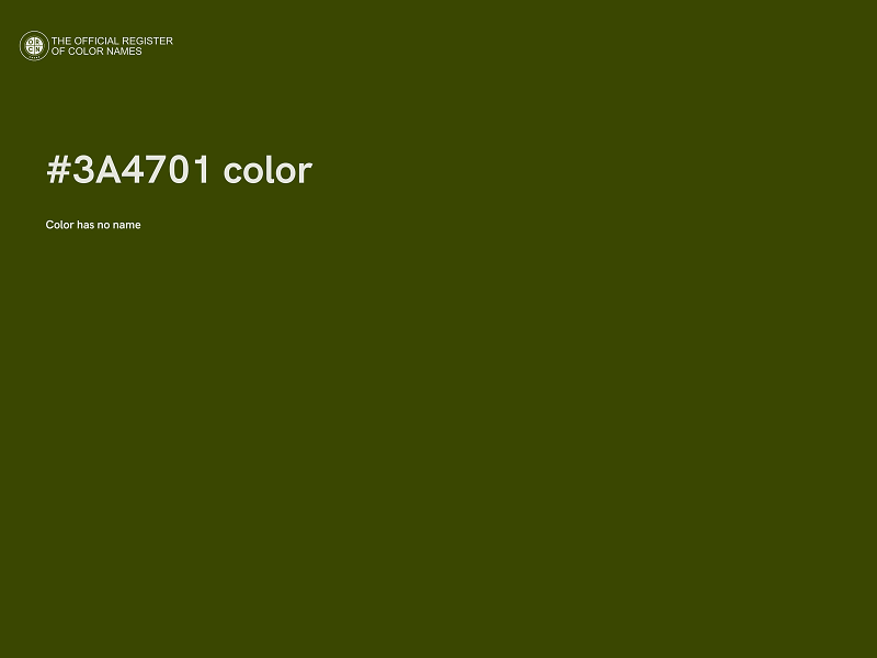 #3A4701 color image
