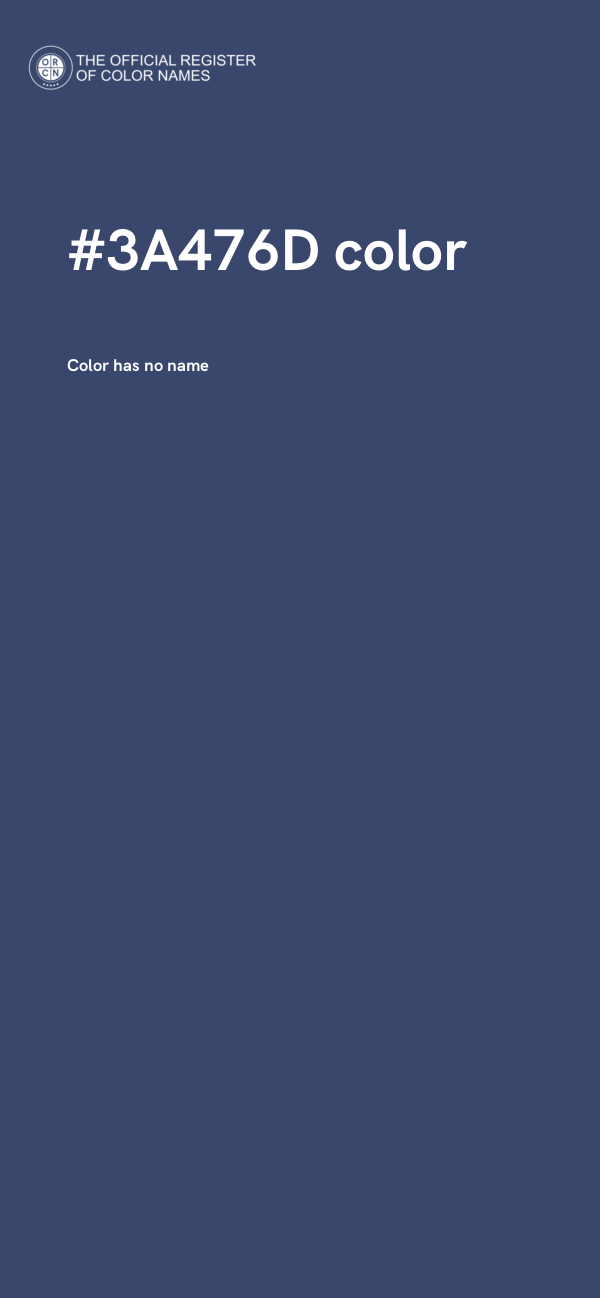#3A476D color image