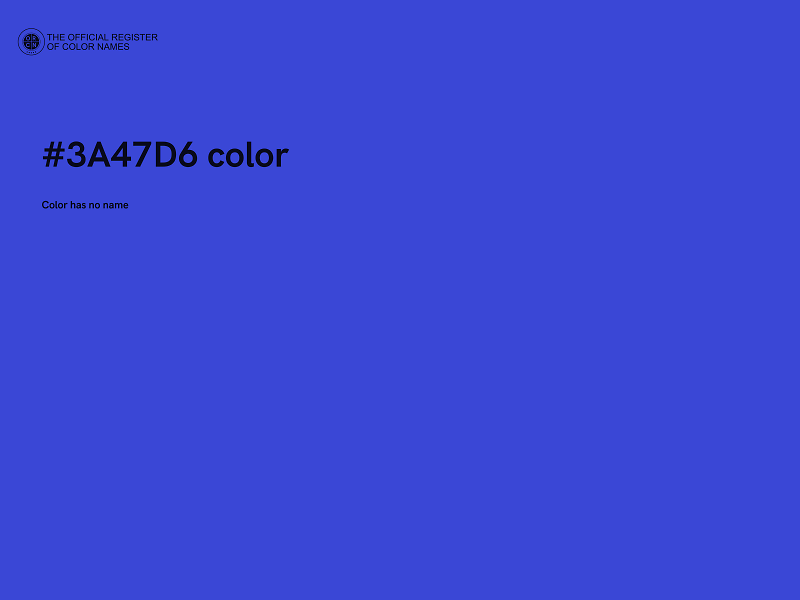 #3A47D6 color image