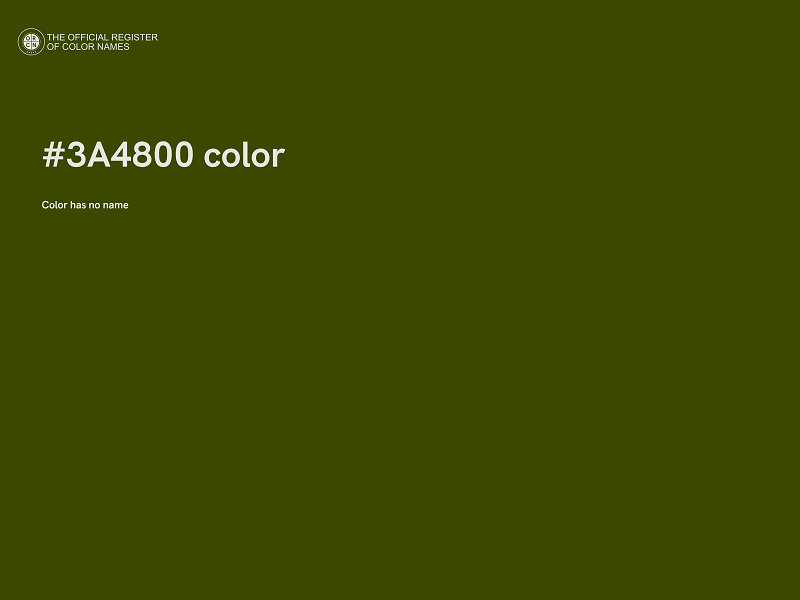 #3A4800 color image