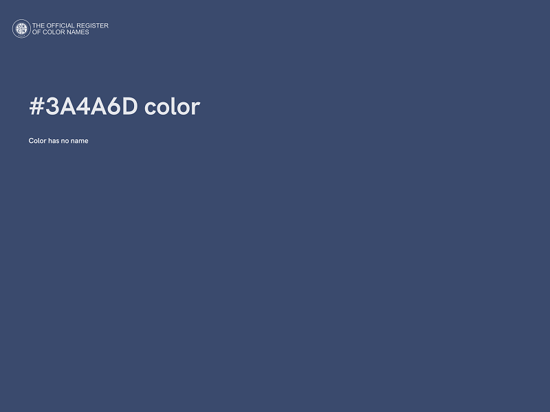 #3A4A6D color image